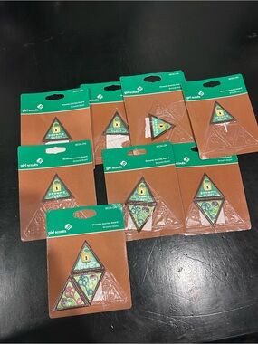 Girl Scouts Brownie Quest Journey  Award Iron-On Patch - NIP